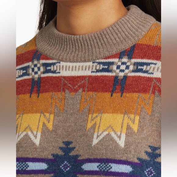 Faherty x Doug Good Feather Mock Neck Sweater size XS- NWT - Picture 7 of 10